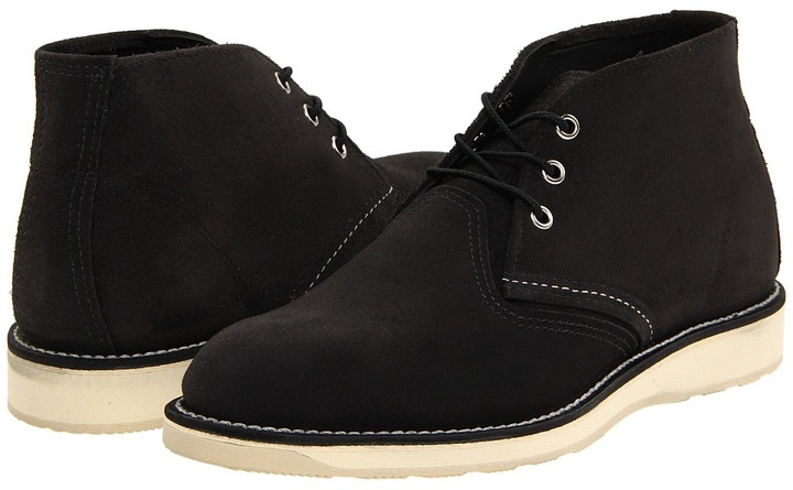 red wing chukka boots black