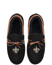 FOCO New Orleans Saints Corduroy Moccasin Slippers
