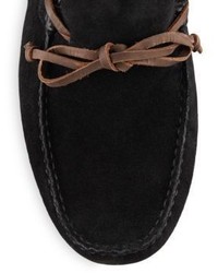 Saks Fifth Avenue Suede Boat Shoe Drivers
