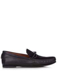 Tomas Maier Suede And Leather Loafers