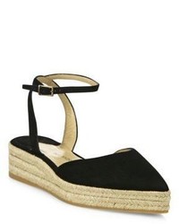 Paul Andrew Rhea Suede Ankle Strap Espadrilles