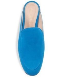 Gianvito Rossi Suede Loafer Slides