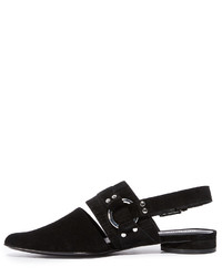 Opening Ceremony Alexx Suede Harness Flats