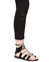 10mm Fteroti Suede Gladiator Sandals