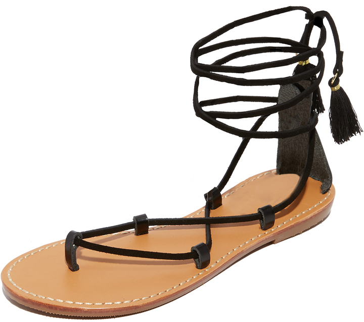 soludos gladiator lace up sandals