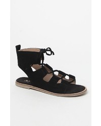 Matisse Shells Lace Up Suede Gladiator Sandals