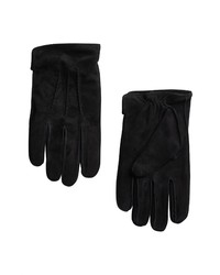 Nn07 Nno7 9167 Suede Gloves In Black At Nordstrom