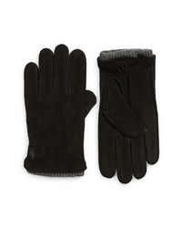 Polo Ralph Lauren Polo Leather Gloves In Black At Nordstrom