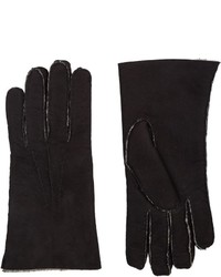 Barneys New York Shearling Lined Gloves