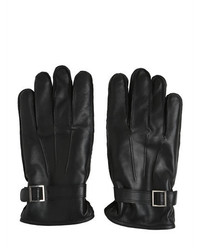The Kooples Suede Smooth Leather Gloves
