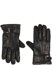 The Kooples Suede Smooth Leather Gloves