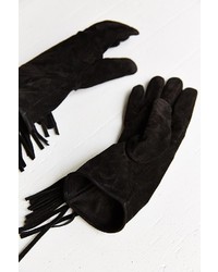 Urban Outfitters Suede Fringe Glove