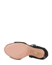 Aquazzura 105mm Cayenne Lace Up Suede Sandals