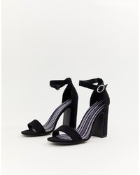 New Look Barely There Block Heel Sandal