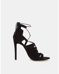 Asos Collection Heartbreak Hotel Lace Up Heeled Sandals