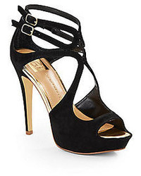 Dolce Vita Brielle Suede Platform Sandals, $89 | Off 5th | Lookastic