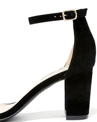 My Everything Olive Suede Ankle Strap Heels