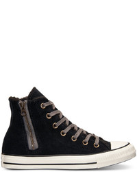 Converse All Star Faux Shearling High Top Platform Sneakers From Finish Line