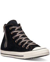 Converse All Star Faux Shearling High Top Platform Sneakers From Finish Line