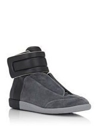 Maison Margiela Bi Color Future Ankle Strap Sneakers Black