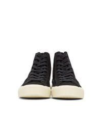 Tom Ford Black Cambridge High Top Sneakers