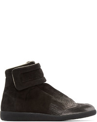 Maison Margiela Black Gradient Future High Top Sneakers