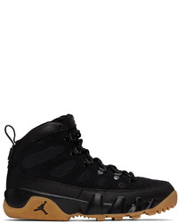 NIKE JORDAN Black Jordan 9 Retro Boot Sneakers