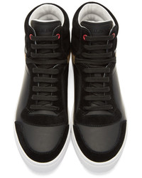 Burberry Black Reeth High Top Sneakers