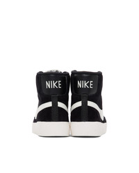 Nike Black Suede Blazer Mid Vintage Sneakers