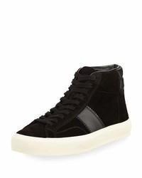 Tom Ford Cambridge Suede High Top Sneaker
