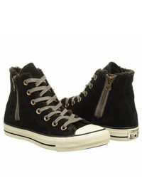 Converse Chuck Taylor Side Zip Suede High Top Sneaker, $79 | shoes.com |  Lookastic