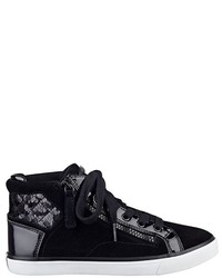 GUESS Gilby High Top Glitter Sneakers