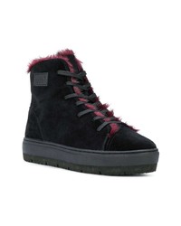 Armani Jeans Hi Top Lace Up Sneakers