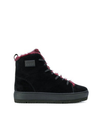 Armani Jeans Hi Top Lace Up Sneakers