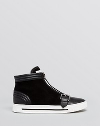 Marc by Marc Jacobs High Top Moto Sneakers Zip Up