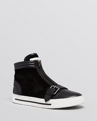 Marc by Marc Jacobs High Top Moto Sneakers Zip Up