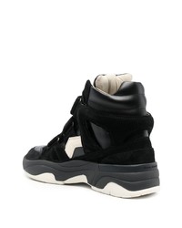 Isabel Marant High Top Touch Strap Sneakers
