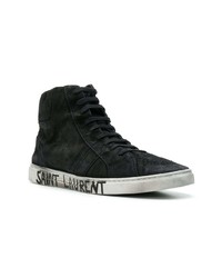 Saint Laurent Joe Mid Top Sneakers