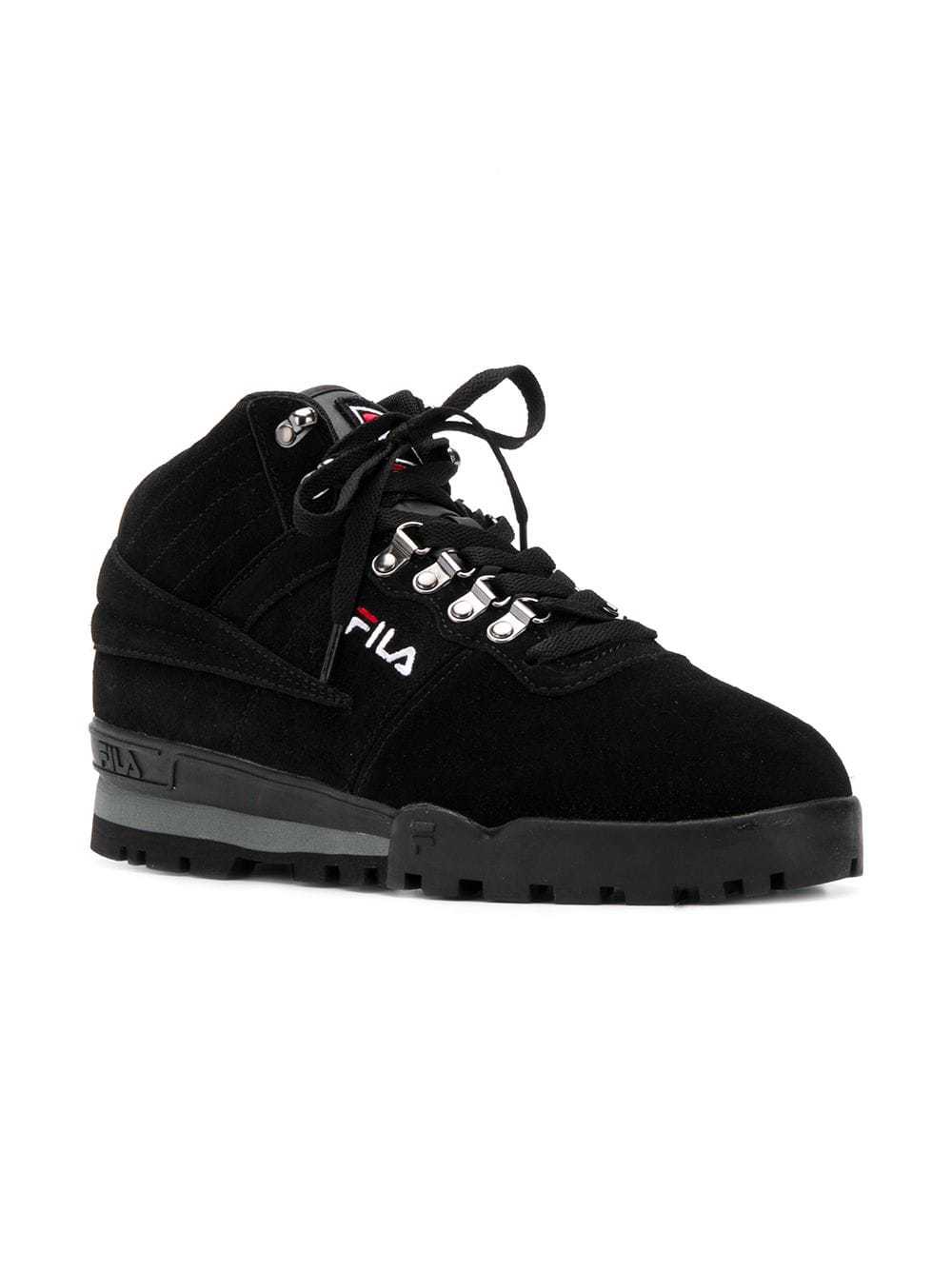 Encyclopedie houding attribuut Fila Mid Top Lace Up Sneakers, $129 | farfetch.com | Lookastic