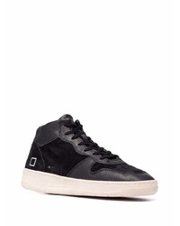 D.A.T.E Panelled High Top Sneakers