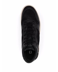 D.A.T.E Panelled High Top Sneakers