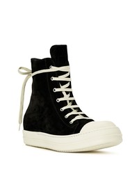Rick Owens Ramone Suede High Top Trainers