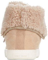 Cole Haan Raven High Top Shearling Sneakers