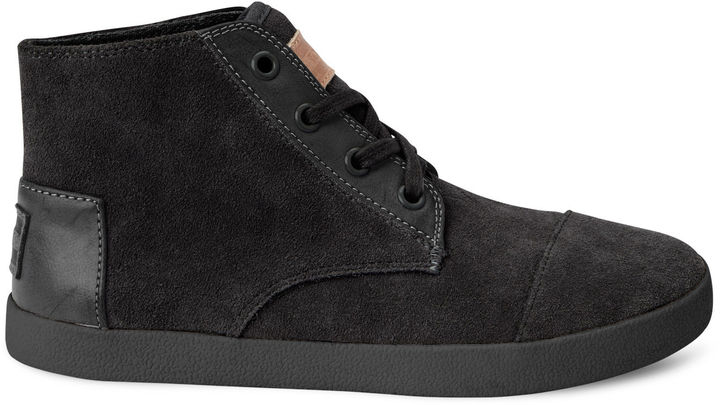 toms black high tops