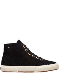 The Row Suede Corduroy High Top Sneakers