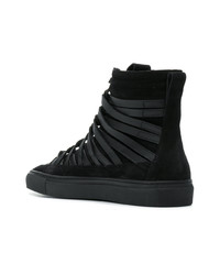 Damir Doma X Officine Creative Strappy Hi Top Sneakers