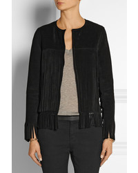 Finds Theperfext April Fringed Suede Jacket