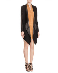 Sly 010 Sly010 Suede And Leather Jacket With Sheer Back