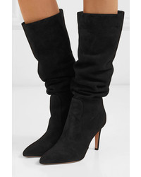 Gianvito Rossi 85 Suede Knee Boots