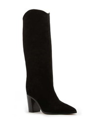 Schutz Analeah Pointed Toe Knee High Boot